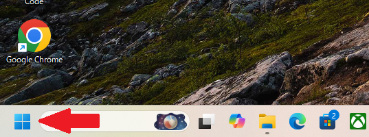 Windowsマークを右クリック