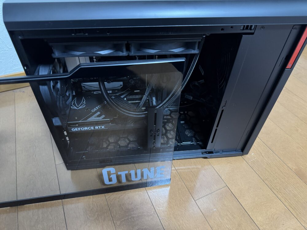 G TUNE DG-A7G6T-ガラスサイドパネル脱着