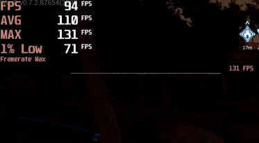 G TUNE DG-A7G6T-パルワールド-走った際のfps