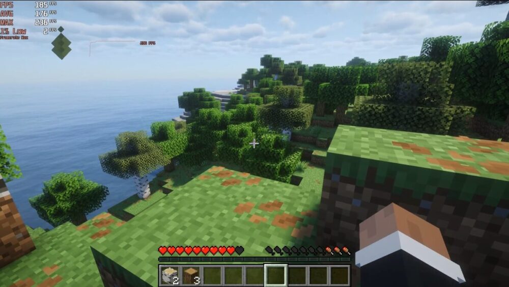 マイクラプレイ画面