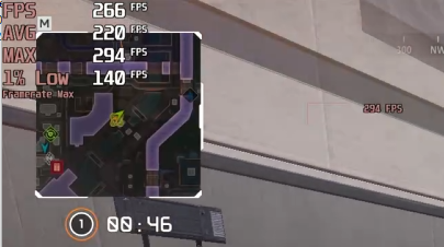 G TUNE DG-A7G6T-Apex Legends-移動中fps