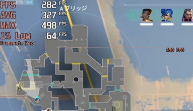 G TUNE DG-A7G6T-VALORANT-プレイ中fps