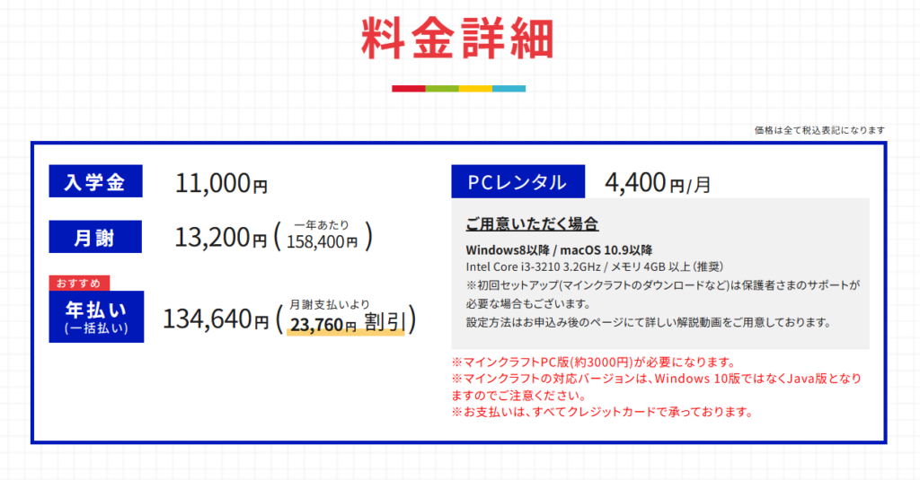 .Pro Junior料金プラン
